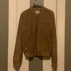 topman suede bomber jacket